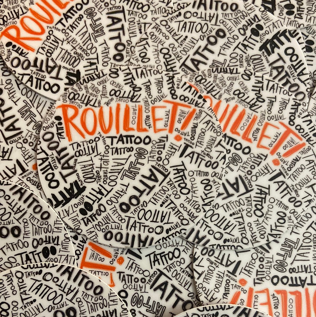 Rouillet Tattoo RIOT! Stickers