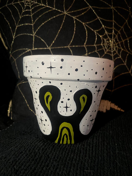 4 Inch Hand Painted Slime Pot